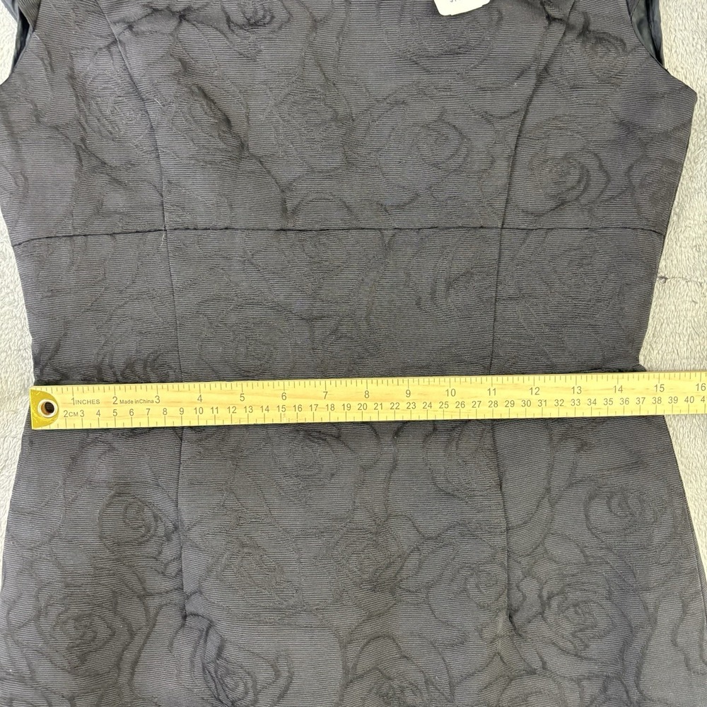 Brooks Brothers Dress 4 Black Cap Sleeve Rose Shift Career Boat Neck NWT $149.50 - Picture 15 of 16